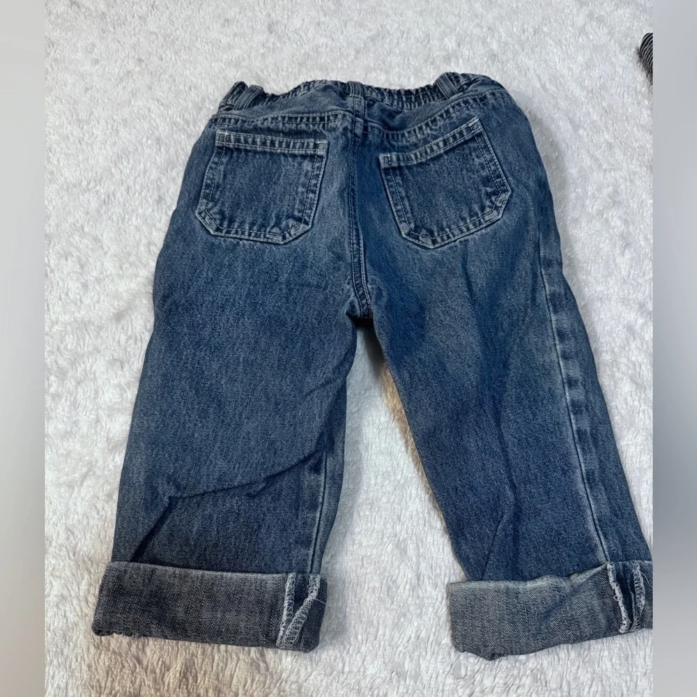Childrens Place Blue Jeans With Adjustable Waist 24 months